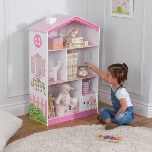 KIDKRAFT DOMEK DLA LALEK 2W1 REGALIK Z PÓŁKAMI 14604
