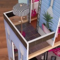 KIDKRAFT DREWNIANY DOMEK DLA LALEK REZYDENCJA ISKIERKA 65826