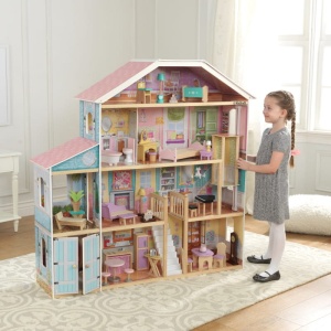 KIDKRAFT DREWNIANY DOMEK DLA LALEK GARDEN VIEW 65954