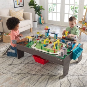 KIDKRAFT KOLEJKA  ZESTAW NA STOLE 120 ELEMENTÓW 18026