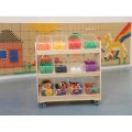 MASTERKIDZ SZAFKA NA KÓŁKACH 3 PÓŁKI DO TABLICY STEM ME13095