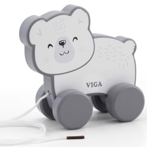 VIGA POLAR B DREWNIANY MIŚ POLARNY DO CIĄGNIĘCIA 44001