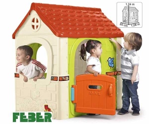 FEBER DOMEK OGRODOWY DLA DZIECI FANTASY + SKRZYNKA NA LISTY 10237