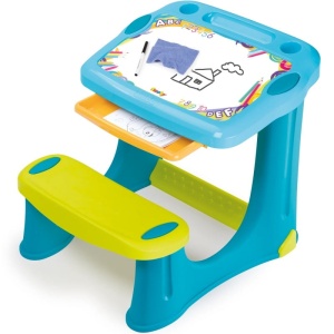 SMOBY BIURKO DLA DZIECI Z TABLICĄ NIEBIESKIE 420218
