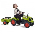 FALK TRAKTOR NA PEDAŁY Z PRZYCZEPĄ CLAAS 410 Z PRZYCZEPĄ 2-5 LAT 2041C