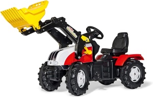 ROLLY TOYS TRAKTOR Z ŁYŻKĄ FARMTRAC STEYR CVT6240 3-8 LAT 046317