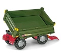 ROLLY TOYS PRZYCZEPA WYWROTKA DO TRAKTORA MULTI TRAILER DWUOSIOWA ZIELONA 125005