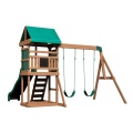 Backyard Discovery Buckley Hill drewniany plac zabaw 5w1 wykonany z drewna cedrowego