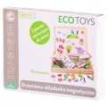ECOTOYS DREWNIANA TABLICA EDUKACYJNA MAGNETYCZNA KREDOWA HM3011271