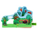JOLLYBABY MIĘKKA KSIĄŻECZKA ŚWIAT DINOZAURÓW 80465