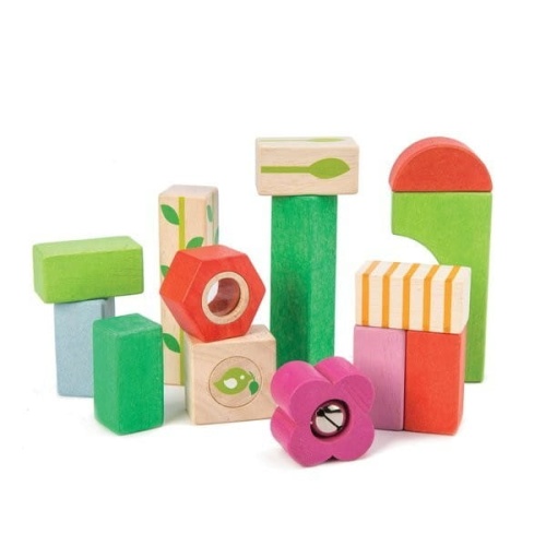 TENDER LEAF TOYS DREWNIANE KLOCKI - ZESTAW DLA NAJMŁODSZYCH TL8463
