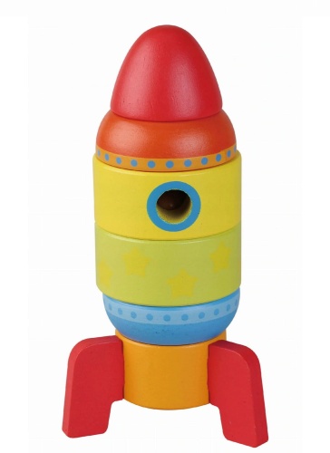 SUN BABY DREWNIANA WIEŻA RAKIETA AB4477