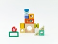 CLASSIC WORLD DREWNIANA UKŁADANKA KLOCKI DO ODKRYWANIA CW54174