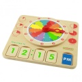 MASTERKIDZ TABLICA EDUKACYJNA NAUKA CZASU MK11145
