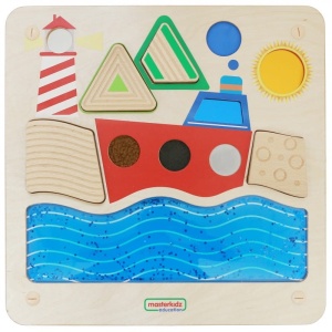 MASTERKIDZ Tablica Edukacyjna Sensoryczna Żeglowanie Ocean