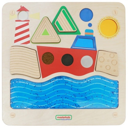 MASTERKIDZ Tablica Edukacyjna Sensoryczna Żeglowanie Ocean