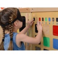 MASTERKIDZ TABLICA SENSORYCZNA ROZPOZNAWANIE MATERIAŁÓW ME06608