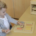 MASTERKIDZ UKŁADANKA DWUSTRONNE DOTYKOWE KLOCKI WIZUALNE MK12463