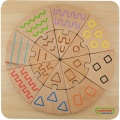 MASTERKIDZ TABLICA SORTER WZORÓW - SORTOWANIE DOTYKIEM I WZROKIEM ME10025