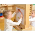 MASTERKIDZ TABLICA ŚCIENNA DWUSTRONNA KREDOWA SUCHOŚCIERALNA ME06653