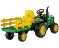 PEG PEREGO TRAKTOR NA AKUMLATOR Z PRZYCZEPĄ JOHN DEERE GROUND FORCE 12V IGOR0047