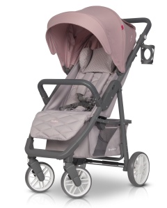 EURO-CART WÓZEK SPACEROWY FLEX POWDER PINK DO 22 KG