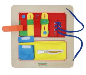 MASTERKIDZ TABLICA EDUKACYJNA ZAPIĘCIA I SZNURÓWKI MK14252