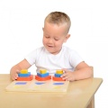 MASTERKIDZ TABLICA SORTER KSZTAŁTÓW KLOCKI GEOMETRYCZNE MK09418
