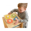 MASTERKIDZ TABLICA SORTER KSZTAŁTÓW KOLOROWE KLOCKI MK02259