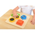 MASTERKIDZ TABLICA SORTER KSZTAŁTÓW TEKSTURY I MATERIAŁY MK08770