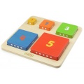 MASTERKIDZ TABLICA PIRAMIDKA EDUKACYJNA LICZENIE KOLORY MK09388