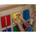 MASTERKIDZ TABLICA ŚCIENNA MANIPULACYJNA KIESZONKI SUWAKI GUZIKI ME12524