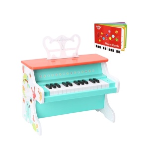 TOOKY TOY DREWNIANE PIANINO DLA DZIECI + KSIĄŻECZKA TF573