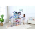 ECOTOYS DREWNIANY DOMEK DLA LALEK XXL REZYDENCJA MAYA 8101