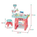 GABINET MAŁEGO LEKARZA ZESTAW DO ZABAWY ŚWIATŁO DŹWIĘK 22EL.