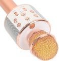 MIKROFON KARAOKE BEZPRZEWODOWY GŁOŚNIK BLUETOOTH ROSE GOLD WS-858
