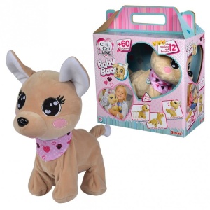 SIMBA INTERAKTYWNY PIESEK CHI CHI BABY BOO 30CM REAGUJE NA 12 POLECEŃ 5893500