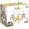 SMOBY KID KRZESEŁKO Z OPARCIEM OGRODOWE LUB DO POKOJU BIAŁO-NIEBIESKIE 880112