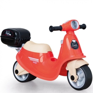 SMOBY JEŹDZIK SKUTER RETRO Z BAGAŻNIKIEM DOSTAWCA JEDZENIA 721007 
