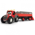 DICKIE ABC TRAKTOR MASSEY FERGUSON Z PRZYCZEPKĄ I KONIEM 411500