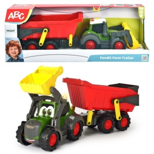DICKIE ABC TRAKTOR FENDT Z PRZYCZEPKĄ 65CM 4119000