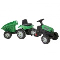 WOOPIE TRAKTOR NA PEDAŁY GOTRAC MAXI Z PRZYCZEPĄ ZIELONY 28286