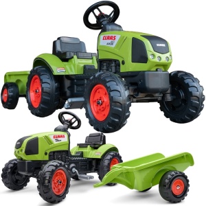 FALK TRAKTOR NA PEDAŁY Z PRZYCZEPĄ CLAAS ARION 2-5 LAT 2040A