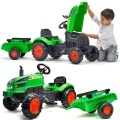 FALK TRAKTOR NA PEDAŁY Z PRZYCZEPĄ X TRACTOR ZIELONY 2-5 LAT 2048AB