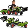 FALK TRAKTOR NA PEDAŁY Z ŁYŻKĄ I PRZYCZEPĄ CLAAS ARION 2-5 LAT 2040AM