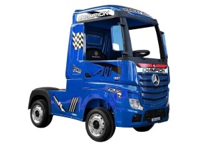 SAMOCHÓD CIĘŻAROWY NA AKUMULATOR MERCEDES ACTROS MP4 NIEBIESKI LAKIER