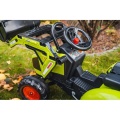 FALK DUŻY TRAKTOR NA PEDAŁY Z PRZYCZEPĄ, ŁYŻKĄ I ŁADOWARKĄ CLAAS AXOS 3-7 LAT 1010W