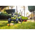 FALK DUŻY TRAKTOR NA PEDAŁY Z PRZYCZEPĄ, ŁYŻKĄ I ŁADOWARKĄ CLAAS AXOS 3-7 LAT 1010W