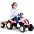 FALK TRAKTOR NA PEDAŁY Z PRZYCZEPĄ COUNTRY STAR RÓŻOWY OD 2 LAT 2056L
