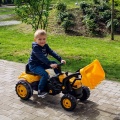 WOOPIE TRAKTOR NA PEDAŁY Z ŁYŻKĄ FARMER MAXTRAC ŻÓŁTY 28415